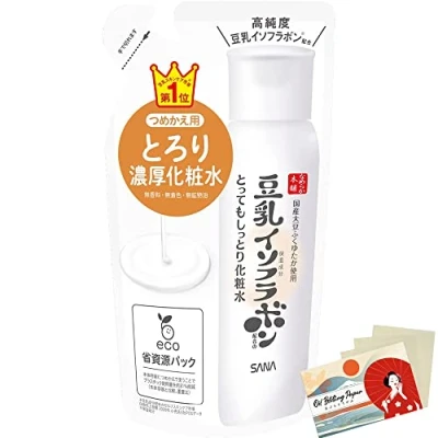 Image of Nameraka Honpo Sana Soy Milk Isoflavone Facial Lotion NC 180ml Refill Super Moist