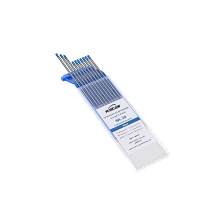 Image of TIG welding tungsten Electrodes WL20 2.2% lanthanated rods for 1/8 x 7 (Blue, EWLa20) 10 Pack