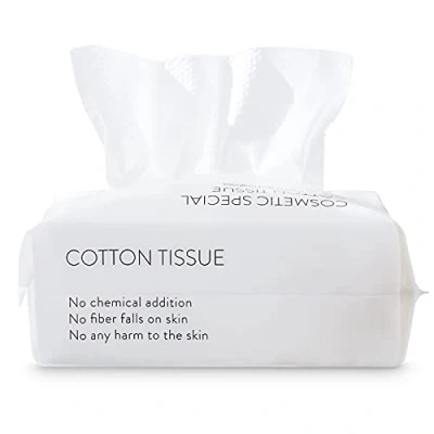 Image of Disposable Face Towel Facial Tissue Soft Cotton Cleansing Cloths Towelettes Dry for Cleaning Office Travel Makeup Remove