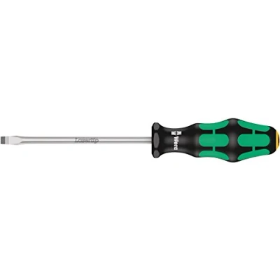 Image of Wera 334 Kraftform Lasertip screwdriver, Slotted 1 x 6 125 mm, 05007620001