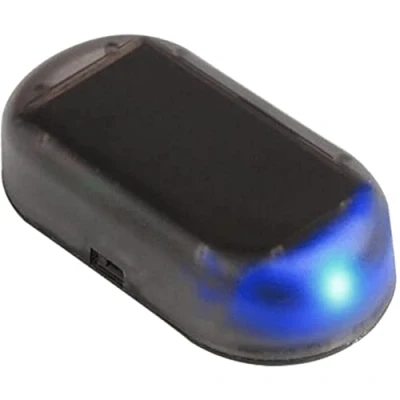 Image of Luxylei Car Solar Power Simulated Alarm Led Light Wireless Warning Anti theft Usb Charger Flashing Fake Lamp
