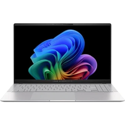 Image of ASUS Vivobook S 15&quot; Laptop, Copilot PC Snapdragon X Plus, 512 GB SSD, Silver, Silver/Grey