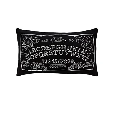 Image of Grindstore Ouija Board Rectangular Cushion Black 50x30cm