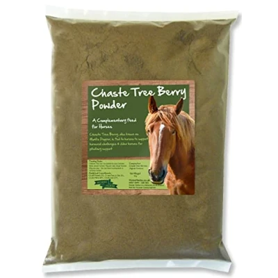 Image of Horse Herbs Chaste Tree Berry Powder Agnus Castus, Supplement, Equine, Pony (1kg Bag)