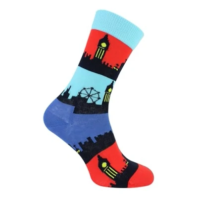 Image of Happy Socks London Landmark Novelty Gift (4 7, Blue)