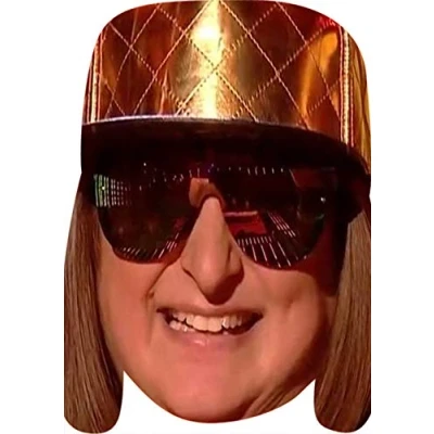 Image of FoxyPrinting Honey G MH 2018 Music Celebrity Cardboard Party Face Mask Fancy Dress