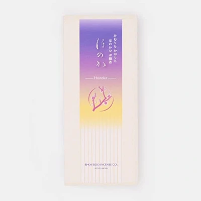 Image of Zen Minded Shoyeido Honoka Silhouette Japanese Incense 100% Natural Sandalwood &amp; Frankincense 165 Sticks in Recycled paper Box