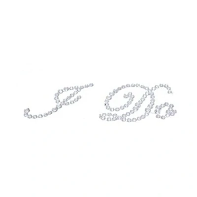 Image of Clear Crystal I Do Wedding Shoe Sticker Quality Sole