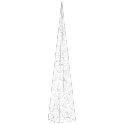 Image of vidaXL Acrylic Decorative LED Light Cone Multicolour 120 cm