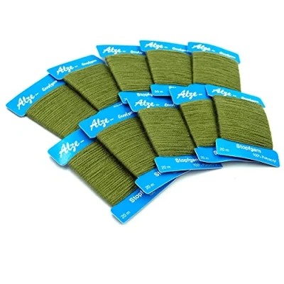 Image of Trimz Darning Wool, Olive Green, 5x20m