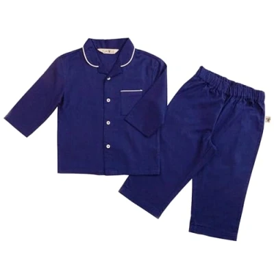 Image of TURTLE Revere Boys Pyjamas Set 100% Cotton Woven PJ Sets Sleepwear for Kids (Royal Blue, 3 4 Years)
