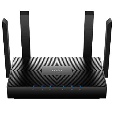 Image of Cudy WR3000 AX3000 Dual Band Wi Fi 6 Mesh Router, 160MHz, MU MIMO, OFDMA, WireGuard, OpenVPN, WPA3