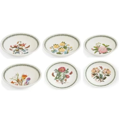 Image of Portmeirion Botanic Garden 22 Centimetre Pasta Bowl Set of 6
