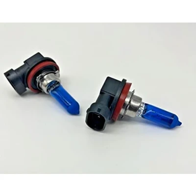 Image of MSA H11 100w 24V Super White Xenon Upgrade HID Front Fog Lamp Bulbs HGV Lorry Truck