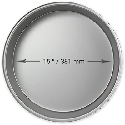 Image of PME Round Cake Pan, Aluminium, 15 x 2 inch