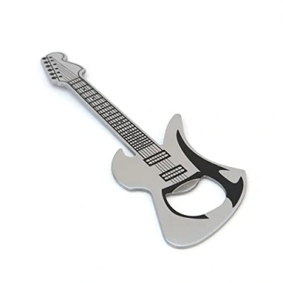Image of Suck UK Bottle Opener Guitar Bar Blade &amp; Beer Shaped Accessories For Home Pub Openers Novelty Rock n Roll Music Gifts Kitchen Gadgets Steel