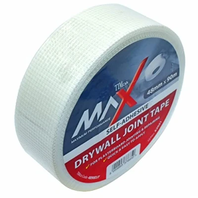 Image of Details About Adhesive Tape Plasterboard Joint Scrim Repair Decorators Cloth Tapes 48mm x 90mAdhesive 90m