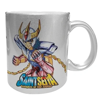 Image of ABYSTYLE SAINT SEIYA Phoenix Silver Effect Mug 320ml