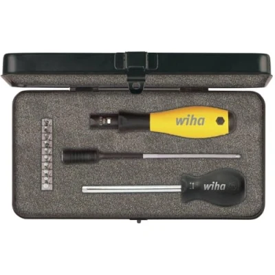 Image of Wiha TorqueVario S ESD Screwdriver Set, 14 Piece (Inc. Case)