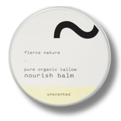 Image of Fierce Nature Pure Organic Tallow Nourish Balm (Unscented) 100g