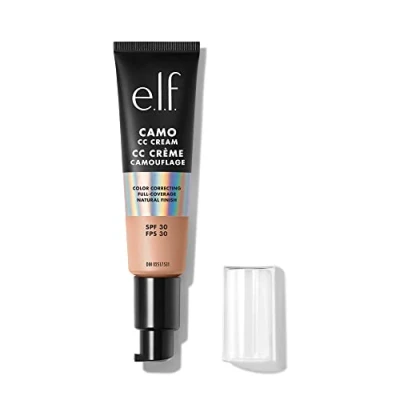 Image of e.l.f. Camo CC Cream, Colour Correcting Full Coverage Foundation with SPF 30, Medium 310 C, 1.05 Oz