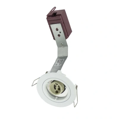 Image of Ansell GU10 Downlight Matt White Fixed