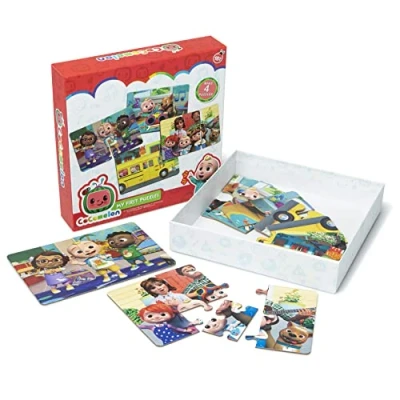Image of CoComelon My First Puzzles Educational Games Pack of 4 Jigsaw