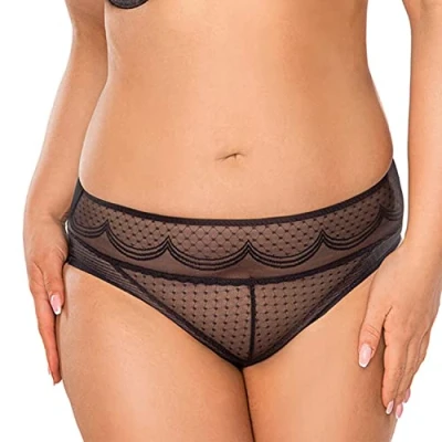 Image of Vivisence Women&#039;s Underwired Lace Non Padded Bra 1044, Black,34FF