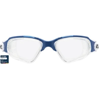 Image of CRESSI Clear Eyes Goggles Clear/Blue Unisex Pure Silicone Swimming with Molecular Anti Fog Lens Treatment, Lens, One Size