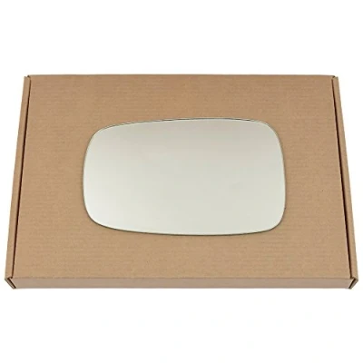 Image of Less4spares Wing Mirror Glass Left Compatible with Renault Grand Scenic mk2 2004 2009 STICK ON Passenger Near Side Convex