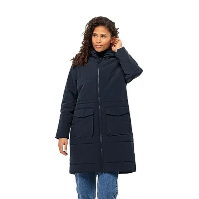 Image of Jack Wolfskin Women&#039;s White Frost Parka W, Night Blue, XL