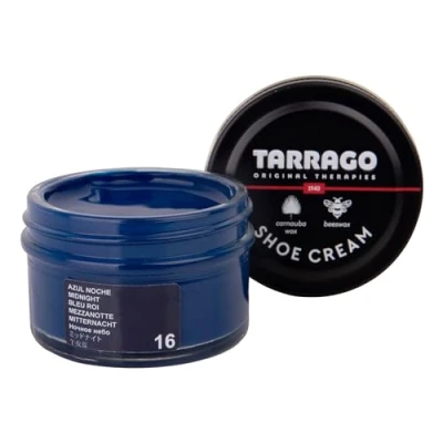 Image of Tarrago Shoe Cream Premium Polish for Ultimate Leather Nourishment, Shine and Protection Synthetic Shoes, Footwear, Bags Accesories 50 ml