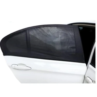 Image of eMarket Direct Pack of 2 Car Window Sun Shades Shield For Baby Kids And Pets Blocks UV Rays Covers Rear Side Windows Premium Quality Universal Easy Fit