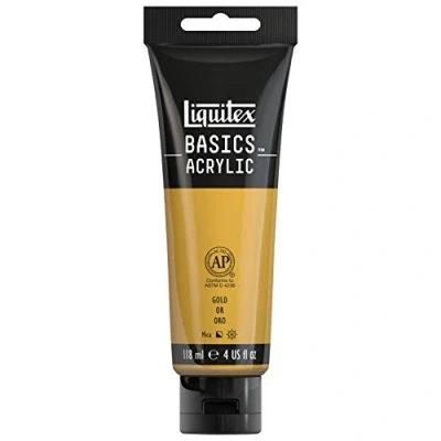 Image of Liquitex Basics Acrylic, 118 ml Tube Gold