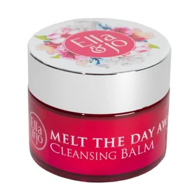 Image of Ella &amp; Jo Melt The Day Away Cleansing Balm, Makeup Remover Cleanser For All Skin Types, Daily Face Cleanser, Vegan