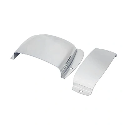 Image of Guitar Bass Bridge Cover with Pickup Zinc Alloy Accessories Set for PB Electric Guitar(Silver)