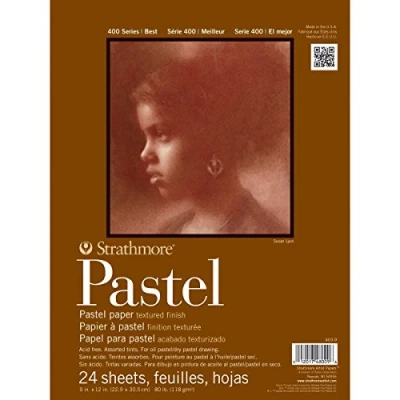 Image of Strathmore 403 9 Assorted Color Pastel Paper Pad x 12 inch, 24 Sheets