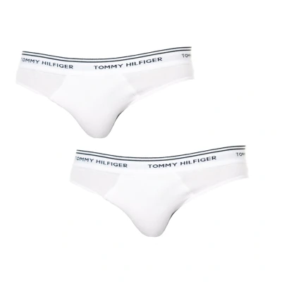 Image of Tommy Hilfiger Mens Pack 3 Slips breathable fabric and anatomical front 1U87902156 man White Size Small