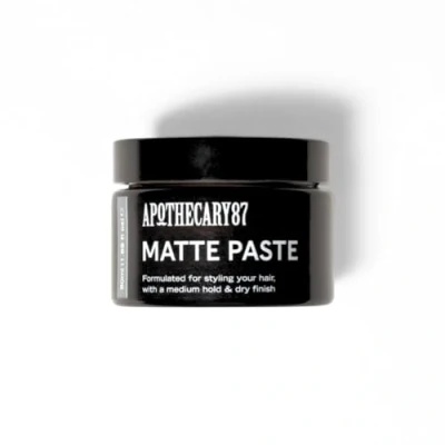 Image of Apothecary 87 Matte Paste Finish, Medium Hold, Light Weight Hair Styling Creates Volume, Texture &amp; Hold All Types Premium Formulation 50ml