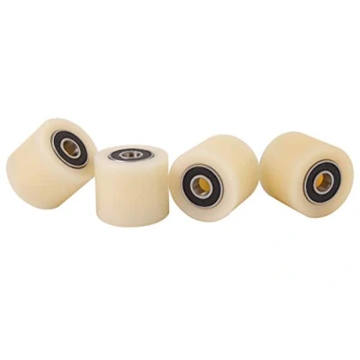 Image of Smart Machines 4 x 35mm Diameter Nylon Wheels Machine Machined Various Widths Made in EU 30mm Wide