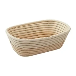 Image of Althuetter Markthandel Proving Basket Rattan Cane Wicker Trays Oval 0,5 kg 240X130 mm