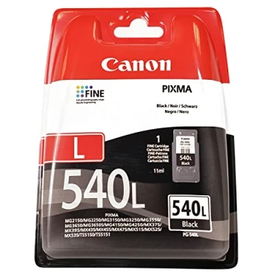 Image of Canon PG 540L Cartridge Size L Black (Blister or Cardboard Packaging may vary)