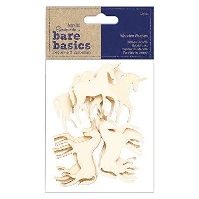 Image of Bare Basics Wooden Embellishments, Natural, N Applicable