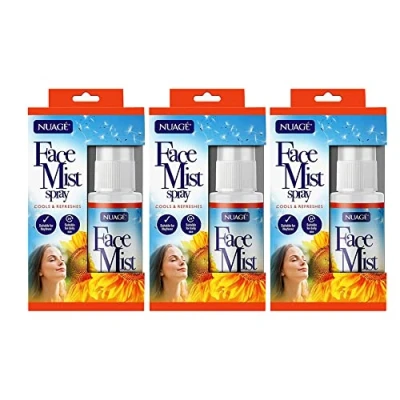 Image of Hayfever Relief Cooling Face Mist Spray Eye Mask for Cool &amp; Fresh Moisture Suitable Daily Use (150ml) (Pack Of 3)