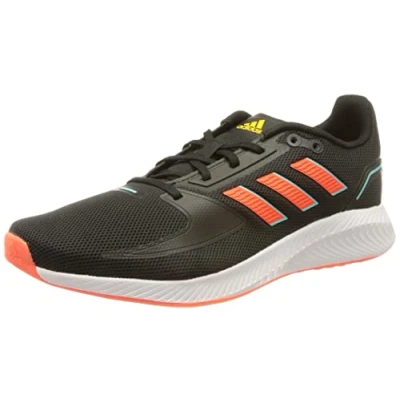 Image of adidas Men&#039;s Runfalcon 2.0 Running Shoe, Mehrfarbig Negbás Rojsol Dorsol, 9 UK