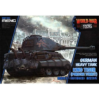 Image of Meng WWT 003 Model German King Tiger (Porsche Turret) World War Toons