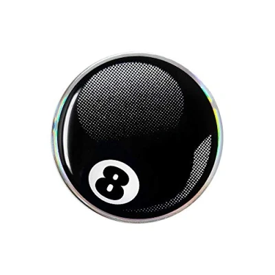 Image of Quattroerre 3D Sticker Billiard Ball 8