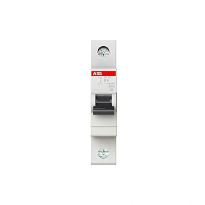 Image of ABB SH201 B6 Miniature Circuit Breaker, 1 Pole, 6 Amp (ABB2CDS211001R0065)