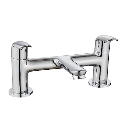 Image of Bristan Essentials Aster Bathroom Taps, Bath Filler