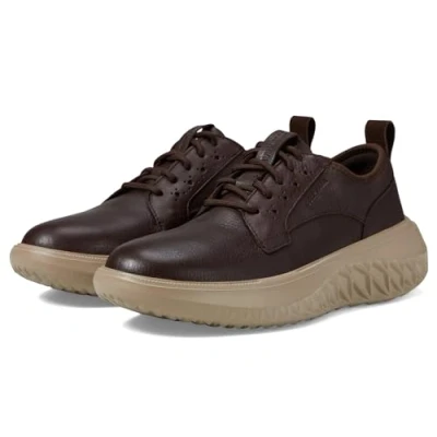 Image of Cole Haan Men&#039;s Zerogrand Work from Anywhere Plain Toe Oxford, Dark Chocolate Pebbles, 9.5 UK